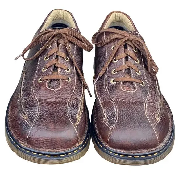 Dr. Martens Mens Brown Leather 11200 Lace Up Oxfords Size US 12